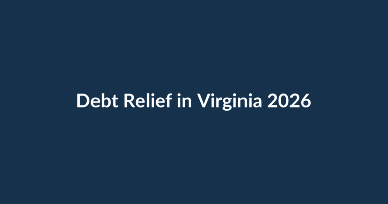 Debt relief programs in Virginia 2026